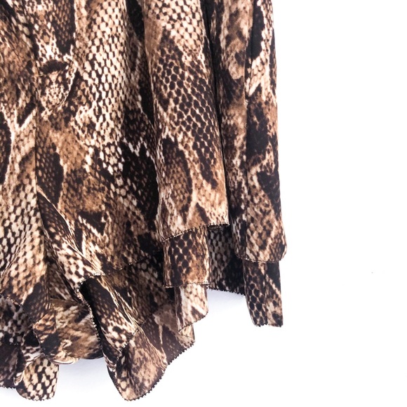 Rachel Roy Snakeskin-Print Shorts - Picture 4 of 4